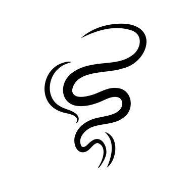 Duman hatları. Yiyecek ve içeceklerden buharlaşan sıcak buharlar..