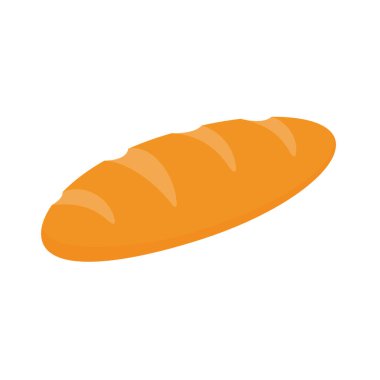 Vektör Fırını. Buğday unundan ekmek lezzetli bir kahvaltıdır..