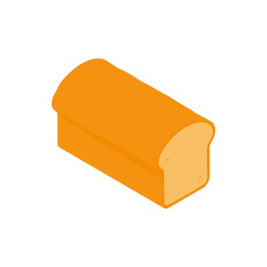 Vektör Fırını. Buğday unundan ekmek lezzetli bir kahvaltıdır..