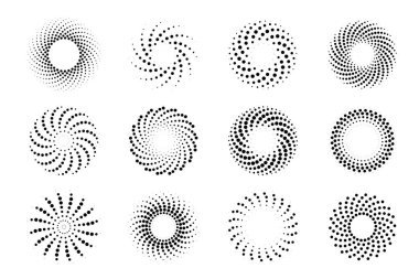 arkaplan dekorasyon komedisi için güzel gradyan daire yarım ton