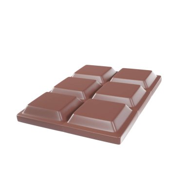 Çikolata. Kakao tatlısı yemek yerken rahatlatır. 3d hazırlayıcı.