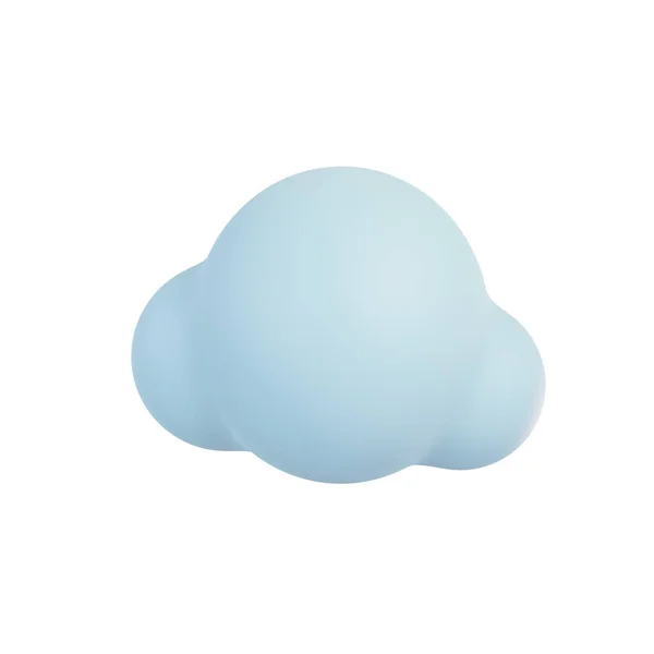 Nubes Esponjosas Cielo Ilustración — Foto de Stock
