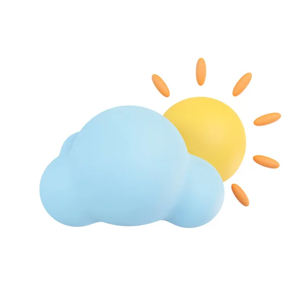 Weather Forecast Icon Night Clouds Rain Illustration —  Fotos de Stock