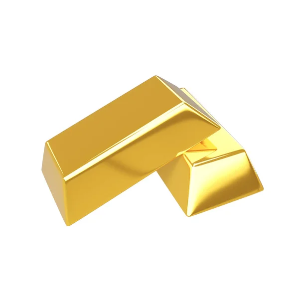 Goldbarren Sparkonzept Investieren Gold Illustration — Stockfoto