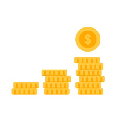 Artan para yığını para tasarrufu kavramı