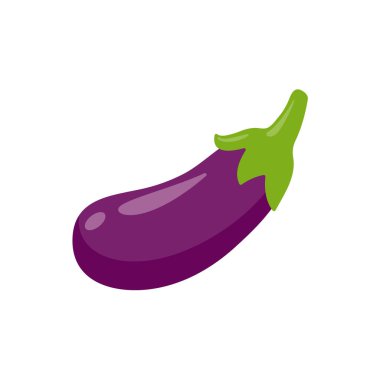 Eggplant. Ingredients for healthy cooking. clipart