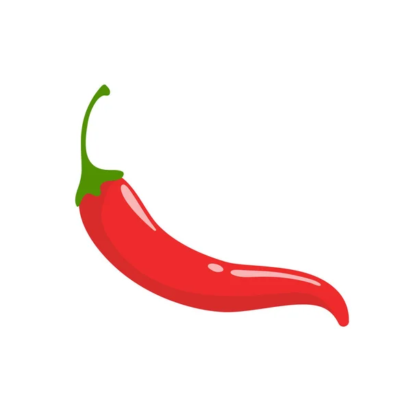 Rote Chilischoten Zutaten Kochen — Stockvektor