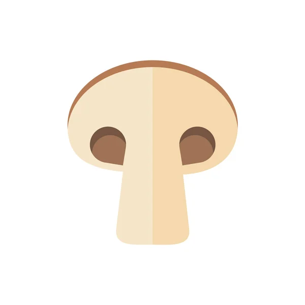 Mushroom Vector Raw Materials Cooking — стоковый вектор