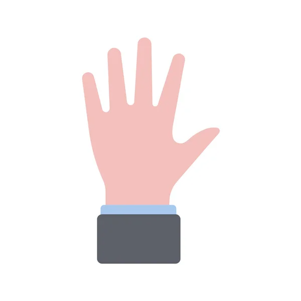 Hand Gestures Business People Element Finance — Vector de stock