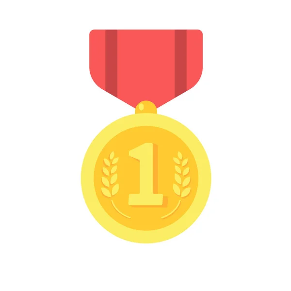 Medale Przyznawane Zwycięzcom Imprez Sportowych — Wektor stockowy