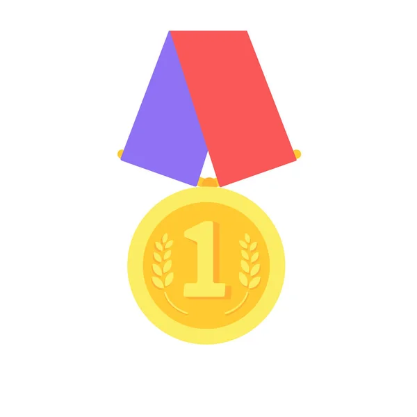 Medale Przyznawane Zwycięzcom Imprez Sportowych — Wektor stockowy