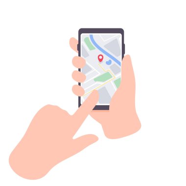 Telefondaki harita navigasyon için. Alıcıya gönderen