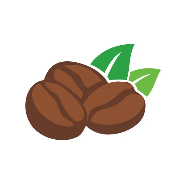 Brown Roasted Coffee Beans Has Bitter Aroma Taste Brewing Hot — Vetor de Stock