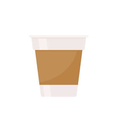 Hot coffee mug vector. Popular drink menu in the cafe For drinking to wake up in the morning