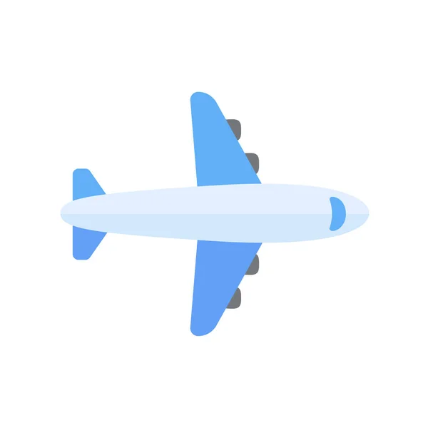 Avião Passageiros Voando Vista Lado Céu Conceito Viagem — Vetor de Stock