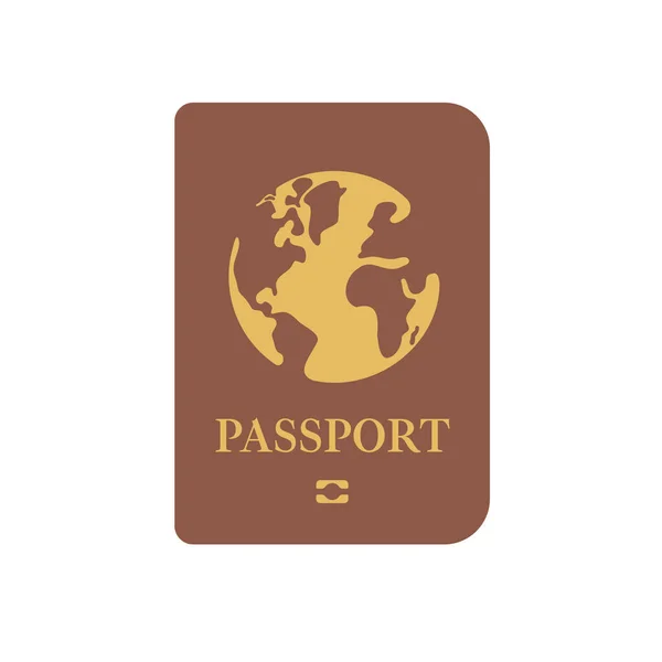 Passaporto Documenti Viaggio Funzionari Dell Immigrazione Aeroporto Prima Del Viaggio — Vettoriale Stock
