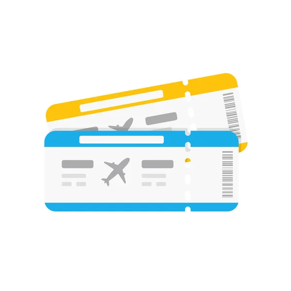 Air Ticket Specify Flight Details Travel Time Traveling Airlines — Wektor stockowy