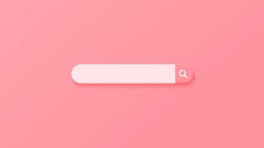 Asgari arama barı. Basit ve modern arama çubuğu tasarımı.