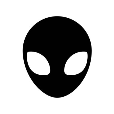 Alien faces. green alien creature with big eyes