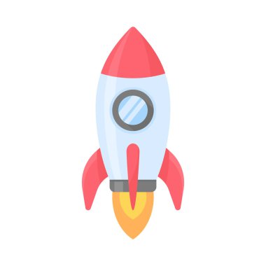 Space exploration rocket soars into the sky concept of starting to learn science