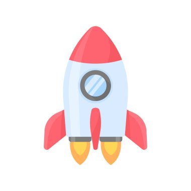 Space exploration rocket soars into the sky concept of starting to learn science