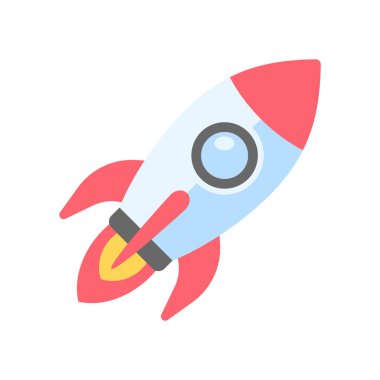Space exploration rocket soars into the sky concept of starting to learn science