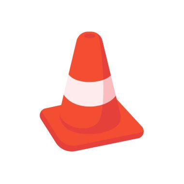 Traffic cones. Barrier cones divide the protective zone.