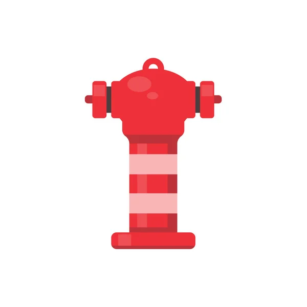 Fire Hose Icon Red Water Pipes Used Extinguish Fires — Stockový vektor