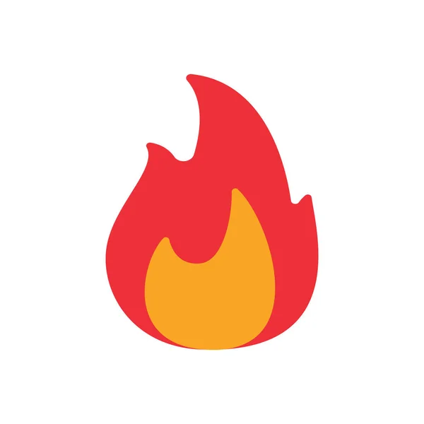 Fire Ball Flame Burning Fuel — 图库矢量图片