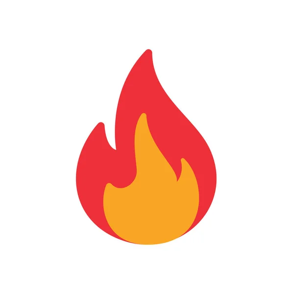 Fire Ball Flame Burning Fuel — 스톡 벡터