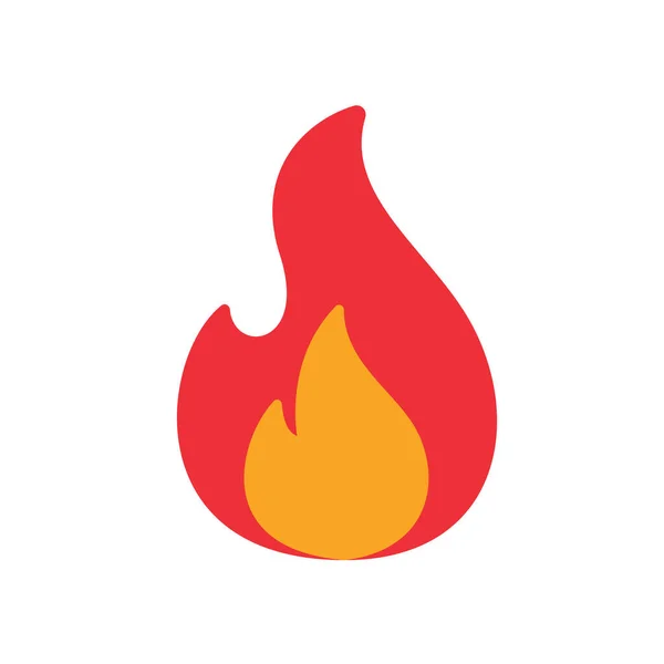 Fire Ball Flame Burning Fuel — Stockvector