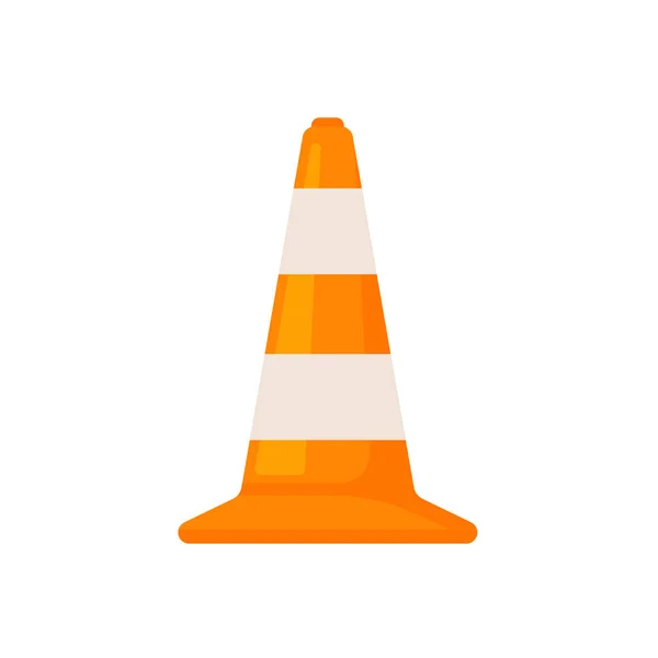Traffic Cones Barrier Cones Divide Protective Zone — ストックベクタ