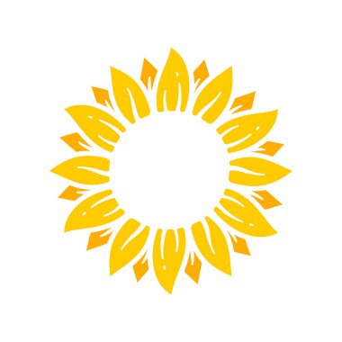 Yellow sunflowers bloom in spring. for decorating welcome sign