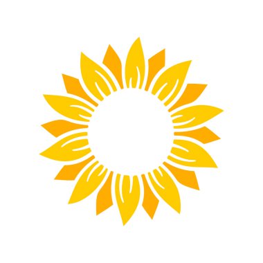 Yellow sunflowers bloom in spring. for decorating welcome sign