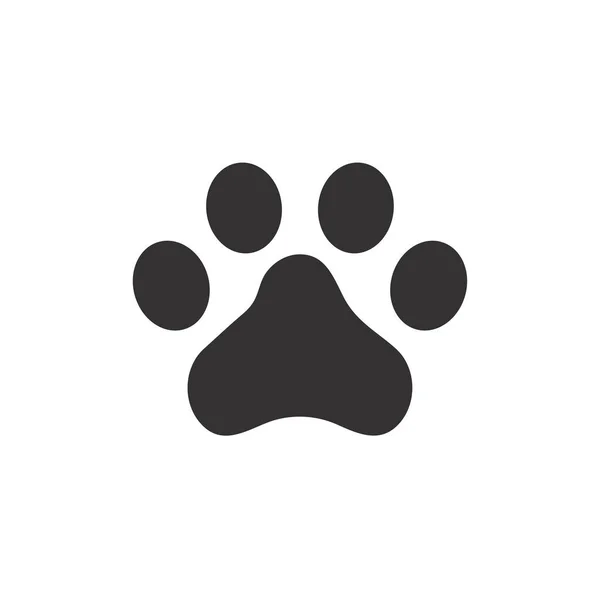 Dog Cat Paws Sharp Claws Cute Animal Footprints — Vettoriale Stock