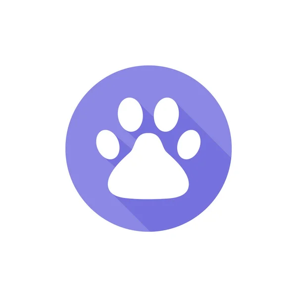 Dog Cat Paws Sharp Claws Cute Animal Footprints — Stockvektor