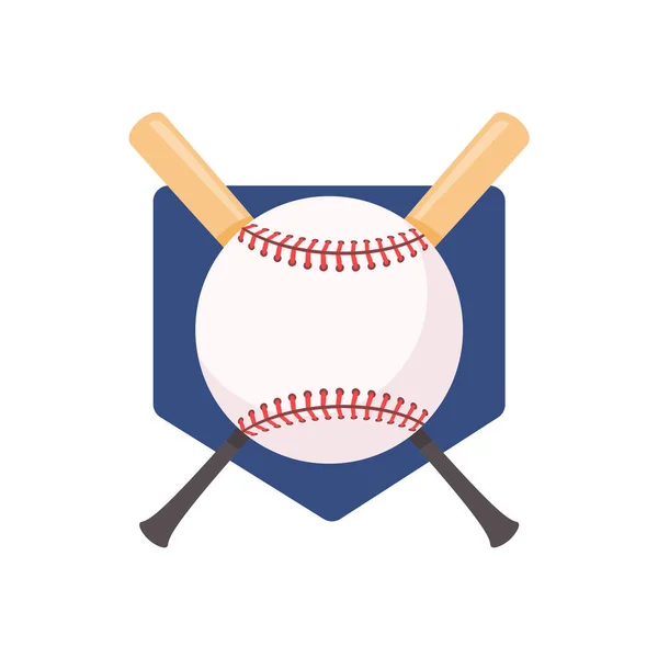 Baseball Ütőket Használnak Baseball Ütésekhez Sporteseményeken — Stock Vector