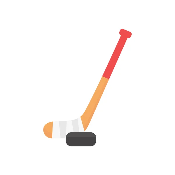 Bâton Hockey Balle Équipement Pour Faire Sport Sur Glace — Image vectorielle