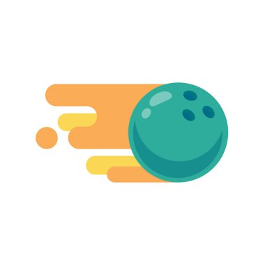 Pimi çekmek için yuvarlanan bir bowling topu..