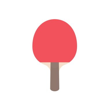 Kapalı Masa Tenisi Turnuvası 'nda topa vurmak için masa tenisi sopası.