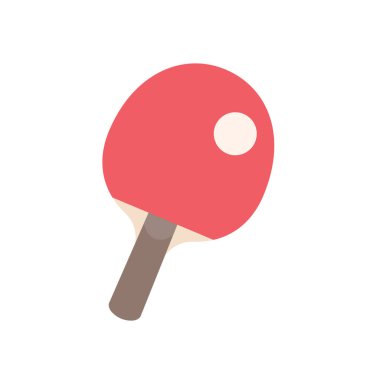 Kapalı Masa Tenisi Turnuvası 'nda topa vurmak için masa tenisi sopası.