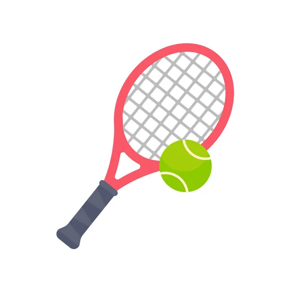 Tennisschläger Und Bälle Outdoor Sportgeräte — Stockvektor