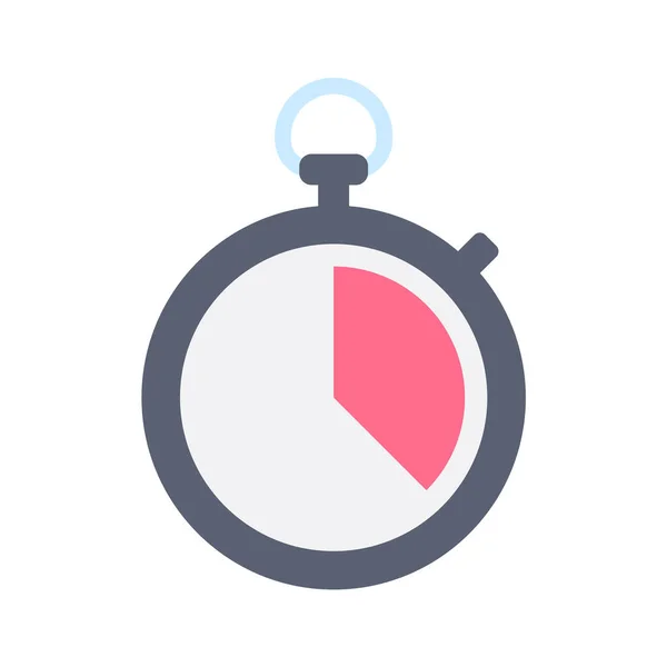 製品プロモーションスケジュールのリマインダー時間を設定するストップウォッチ — ストックベクタ