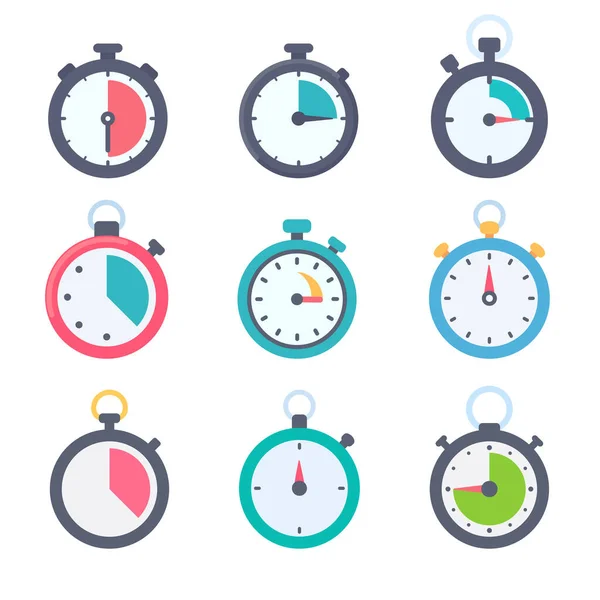 Годинник Встановлення Часу Нагадування Розкладу Просування Продуктів — стоковий вектор