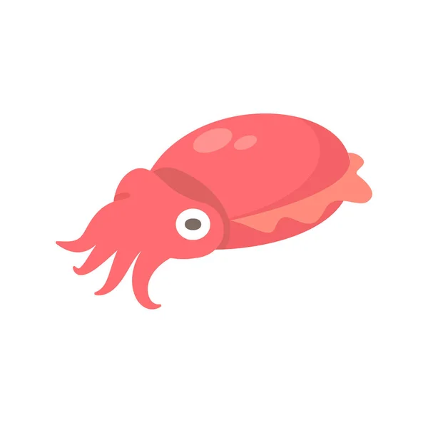 章鱼病媒 给孩子们设计可爱的动物脸 — 图库矢量图片