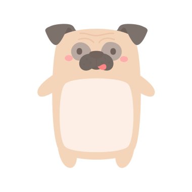 Çizgi film evcil hayvan metni çocuklar için sevimli köpek ve kedi çerçevesi