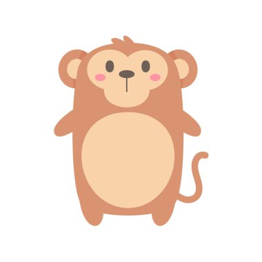 Dekorasyon çizelgesi için sevimli vahşi hayvan karikatürü metin çerçevesi