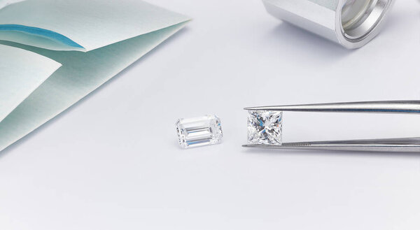 Emerald Cut and Princess Cut Diamond Comparison