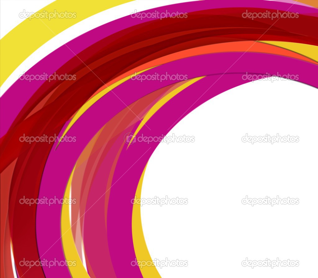 Pink, yellow, red wave background