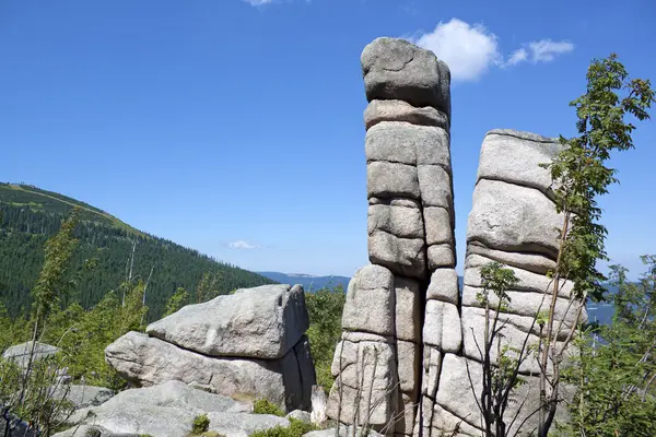 Группа горных пород в Карконоше — стоковое фото